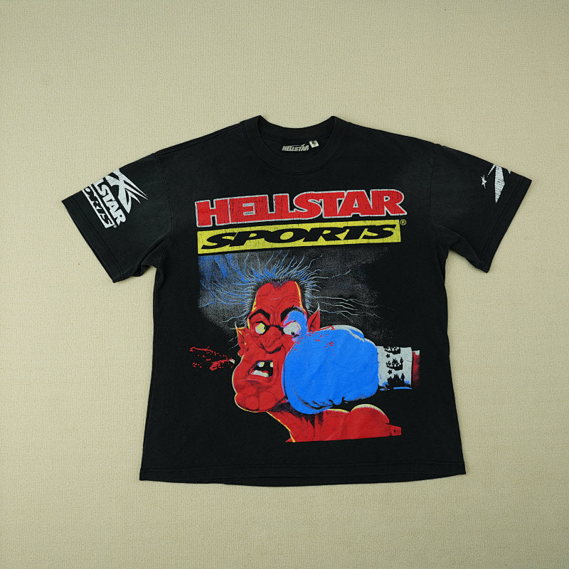 Hellstar Knock-Out T-Shirt Black