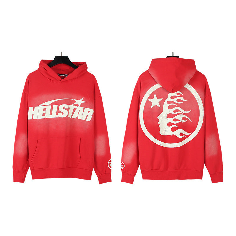 Hellstar Star Logo Hoodie (Red)