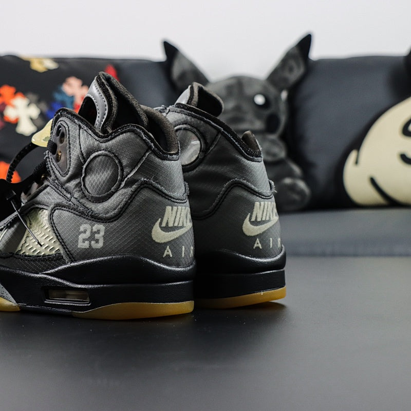 Nike Air Jordan 5 Retro x Off-White - Black
