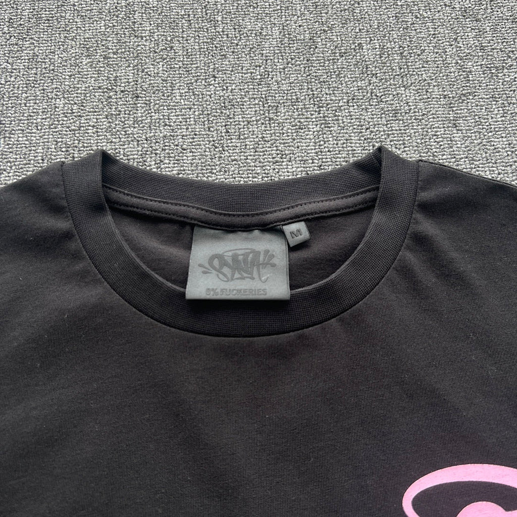 HALO Tee Black Pink