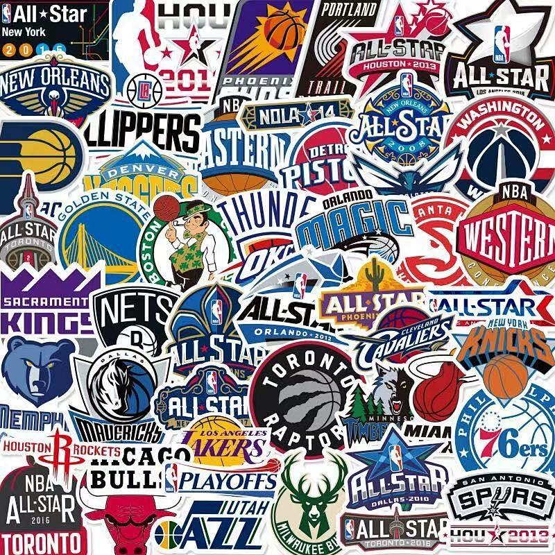NBA Teams and All-Star Sticker Pack