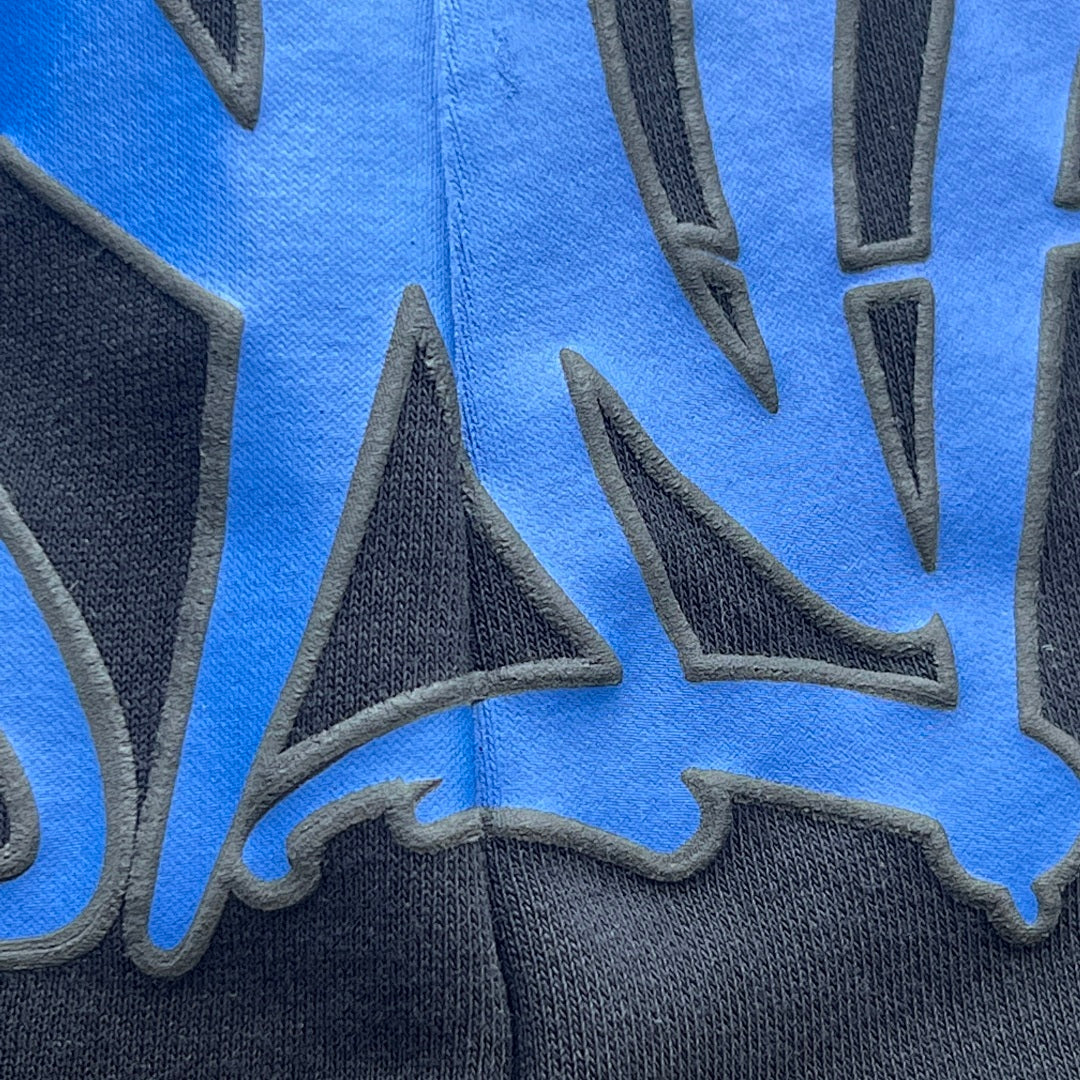 Hoodie Set Black Blue