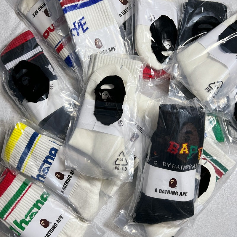 A Bathing Ape Socks - Multicolor