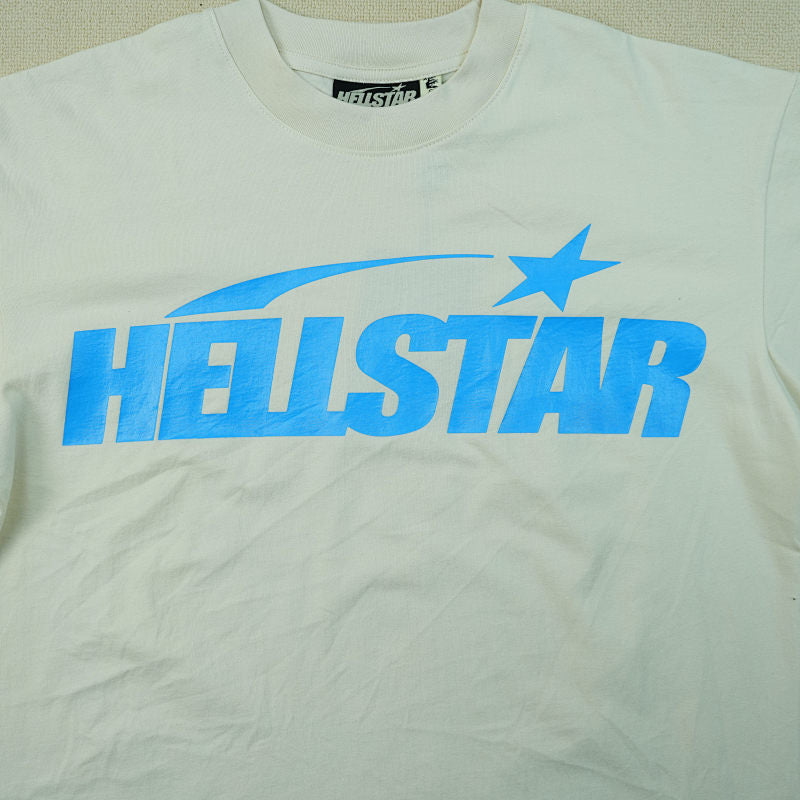 Hellstar Classic T-Shirt (Regular Print) White/Blue