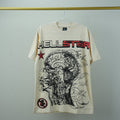 Hellstar Studios Cranium Short Sleeve Tee Shirt Cream
