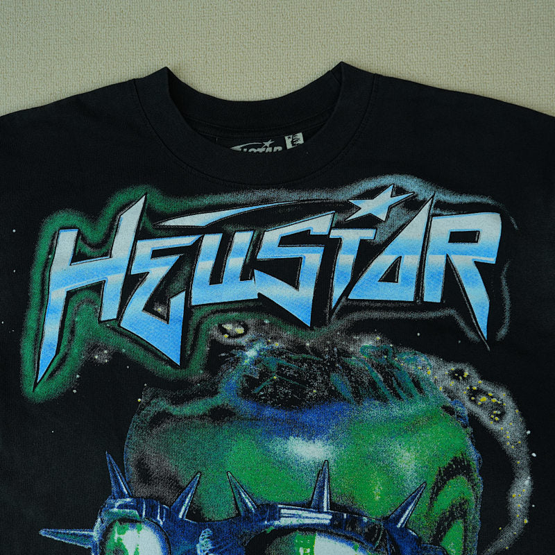 Hellstar The Future T-Shirt Black/Blue