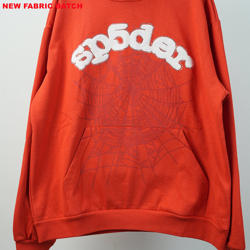 Sp5Der Websuit Hoodie Orange