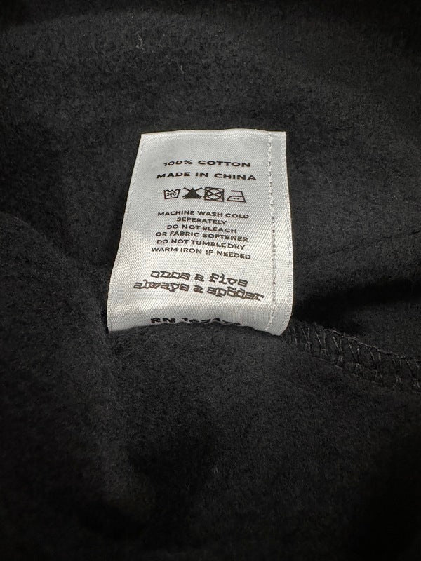 Sp5der Phantom Web Hoodie Black