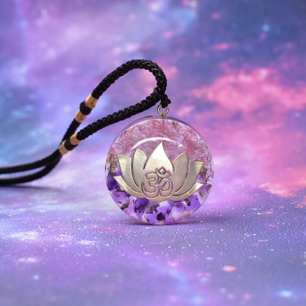 Amethyst Chakra Healing Energy Pendant