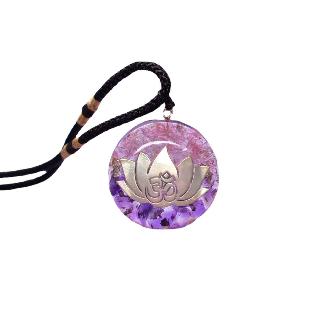 Amethyst Chakra Healing Energy Pendant
