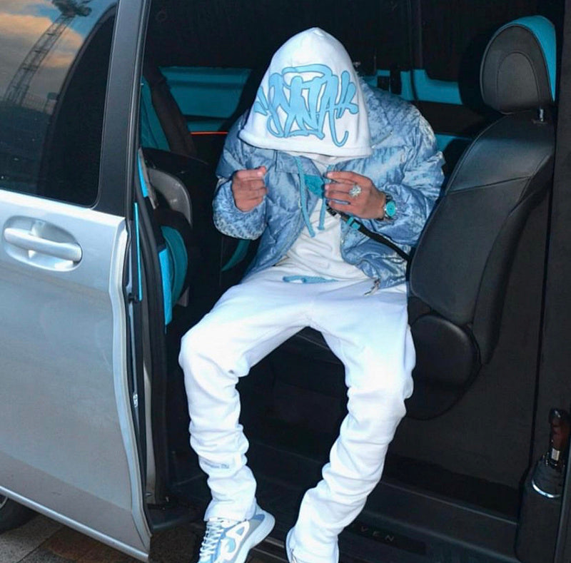 Syna-World Tracksuit - White-Blue