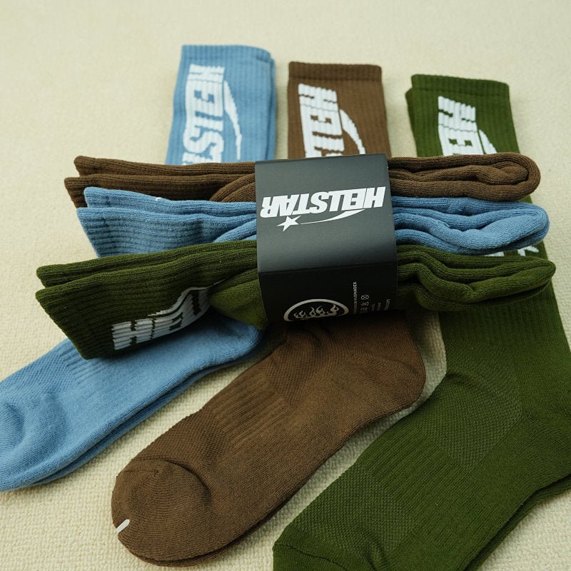 Hellstar Logo Socks (3 Pack) Earth Tone