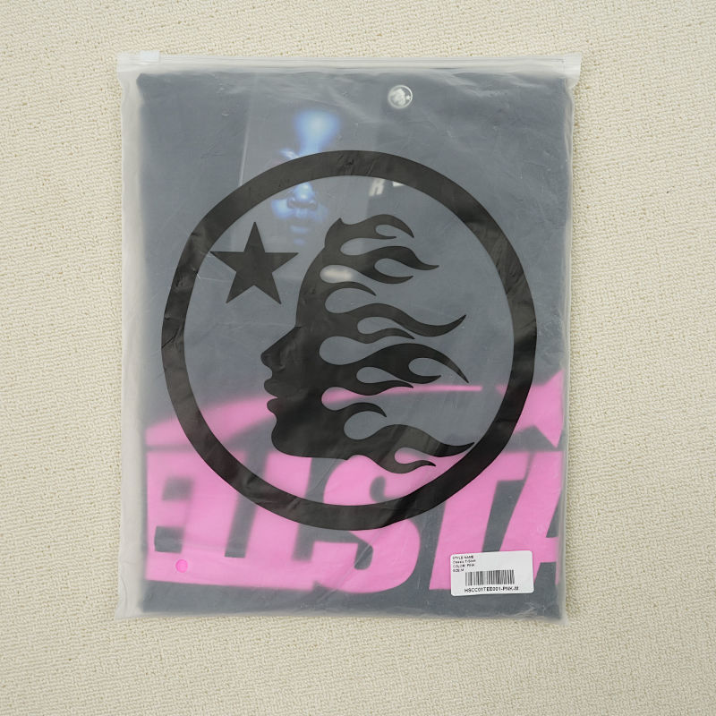 Hellstar Classic T-Shirt (Regular Print)Black/Pink