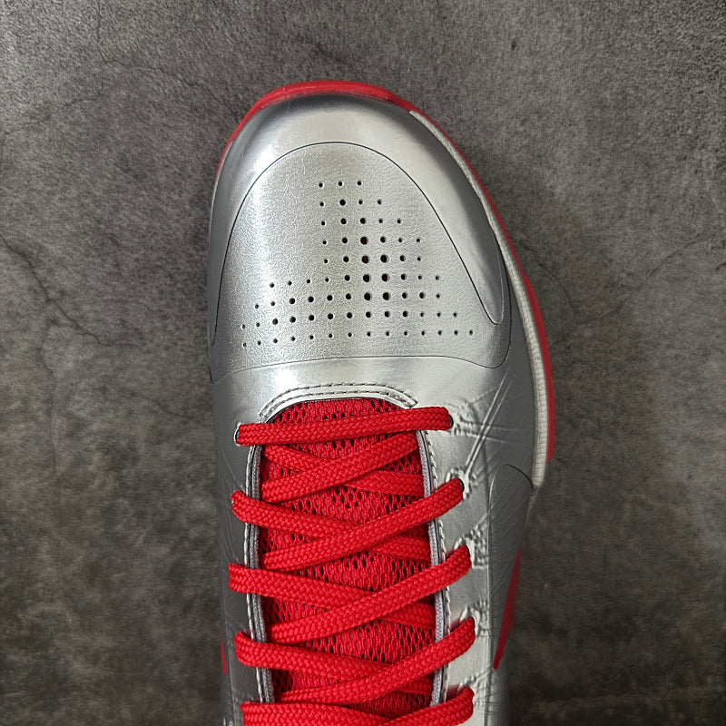 Nike Zoom Kobe V - Silver/Red Metallic Silver/Varsity Red