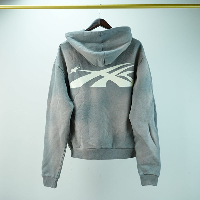 Hellstar Studios Zip Hoodie Gray