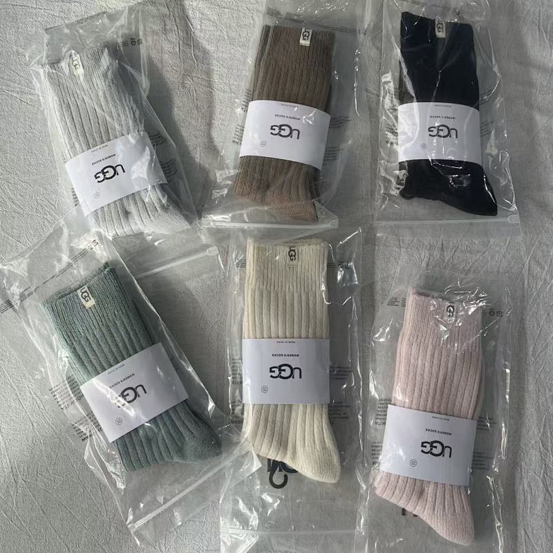 UGG Women's Ribbed Crew Socks in Packaging