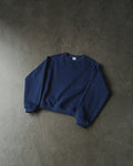 Plain Crewneck Sweatshirt - Navy Blue