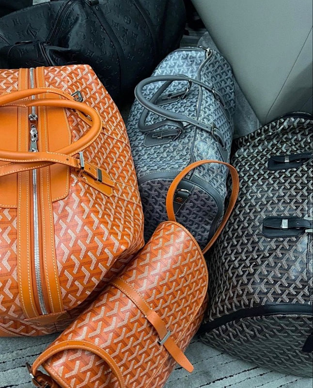 Goyard Monogram Canvas Duffle Travel Bag