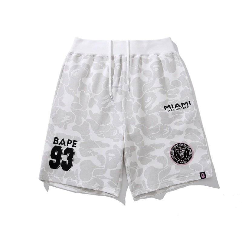 BAPE x Inter Miami Camo Shorts (White)