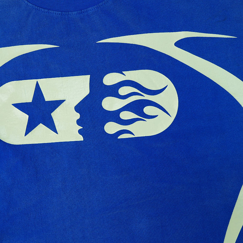 Hellstar Warm Up T-Shirt Blue