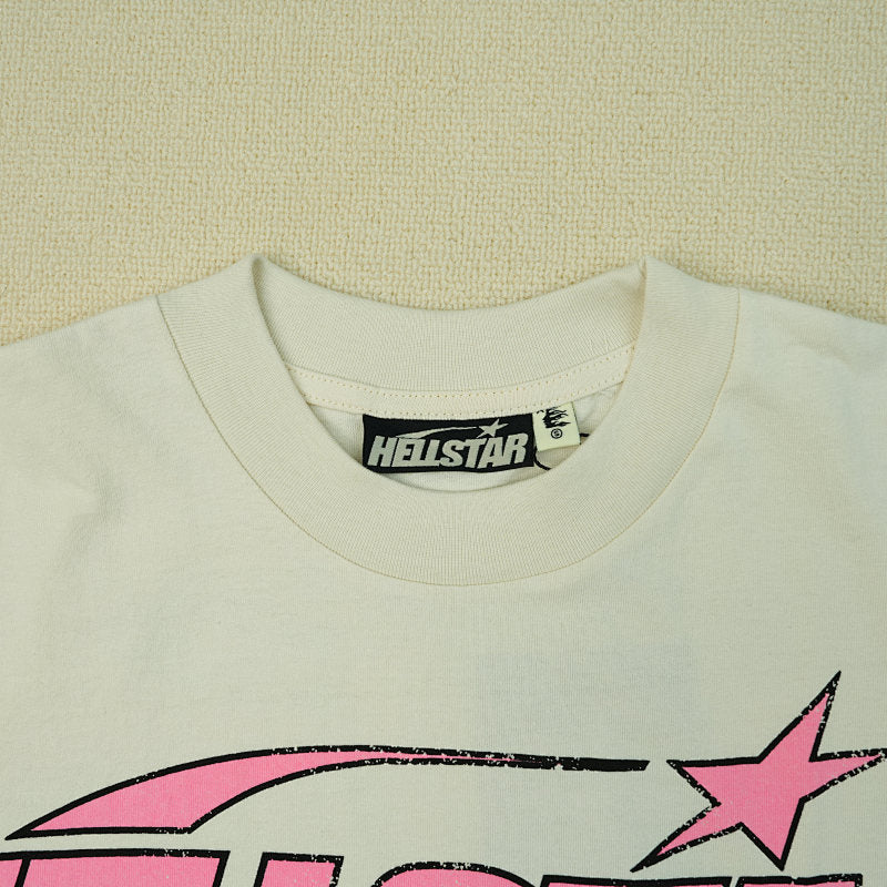 Hellstar Pixel L/S Tee White