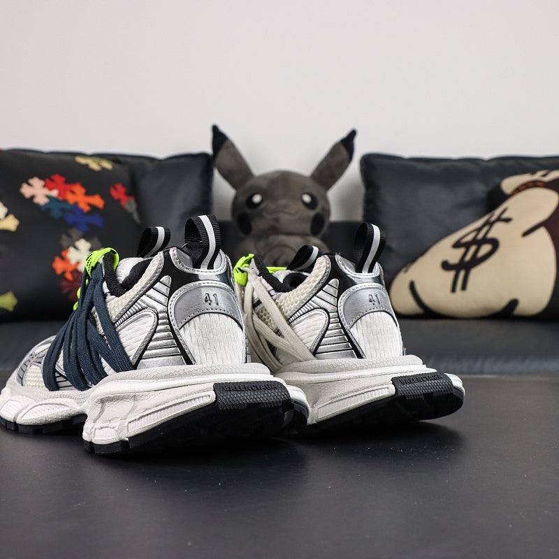 Balenciaga Track Sneaker - Silver/Navy/Yellow