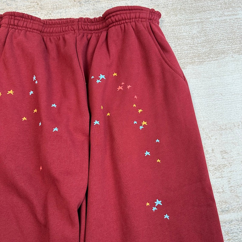 Sp5Der Logo Sweatpant Maroon