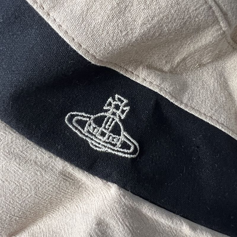 Embroidered Orb Logo Color Block Polo Shirt
