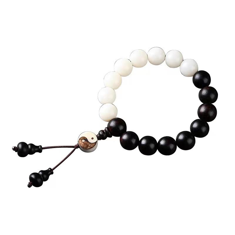 Bagua Sandal Wood Beads Protection Bracelet