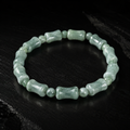 Green Jade Bamboo Bracelet-Growth. Success & Lasting Blessings