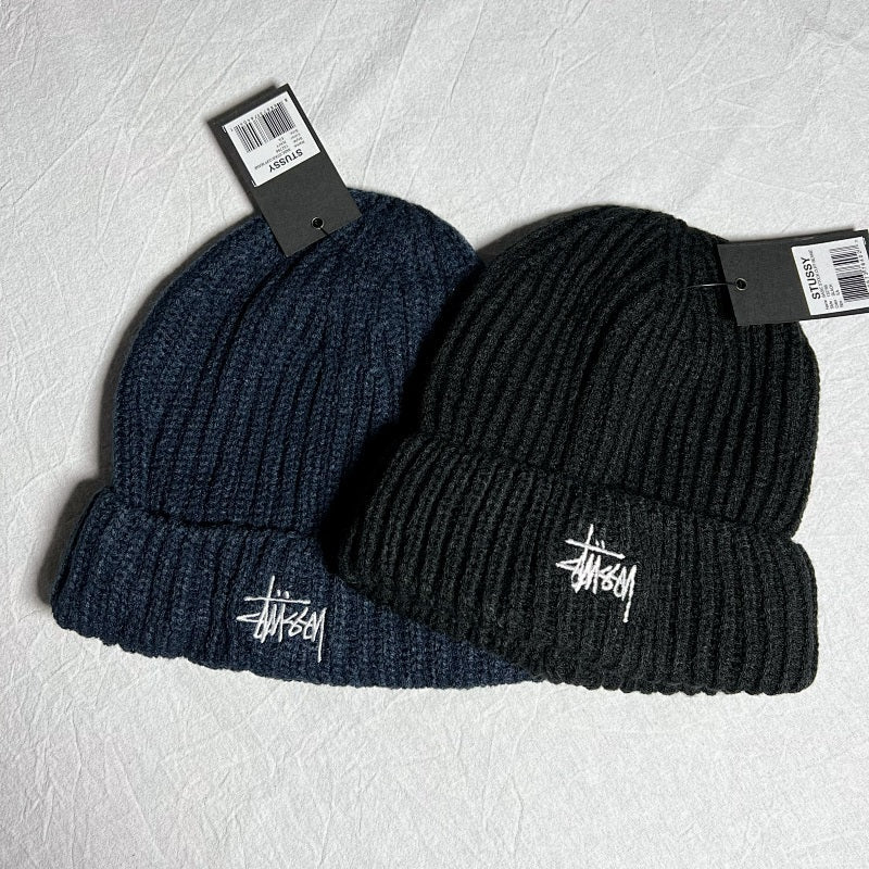 Stüssy Beanies - Navy/Black
