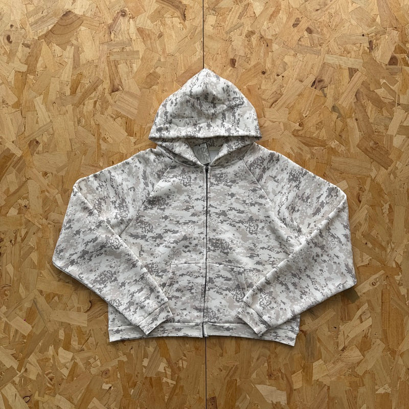 Mertra Hoodie - Grey/White