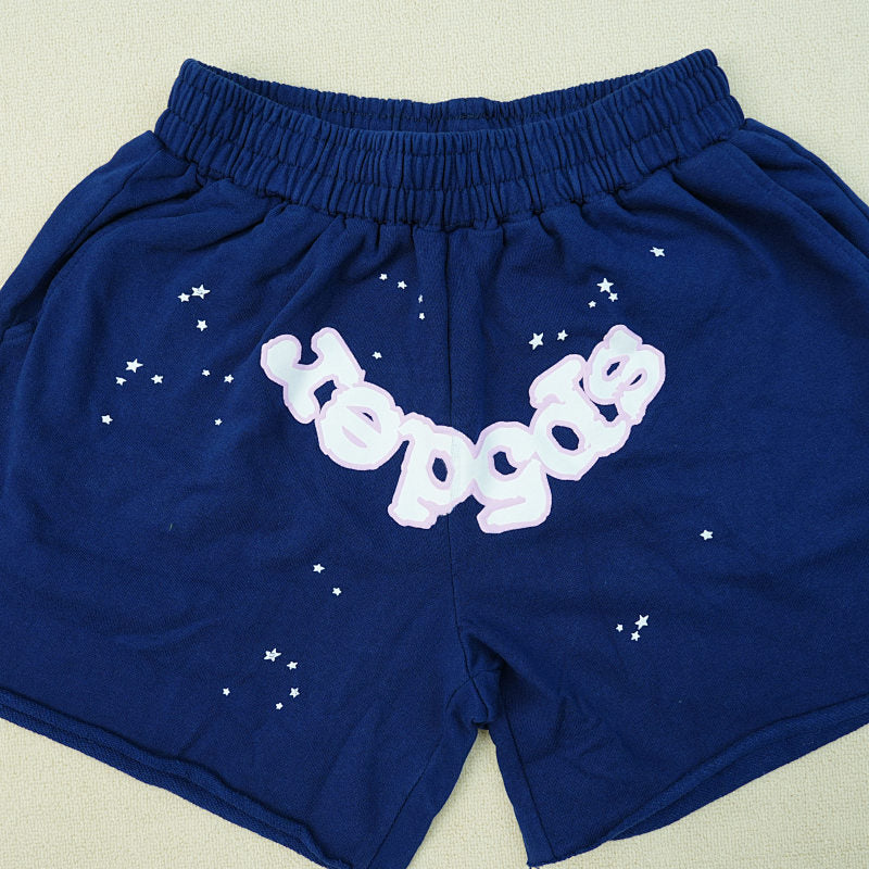 Sp5Der 0G Web Logo Sweat Short Navy