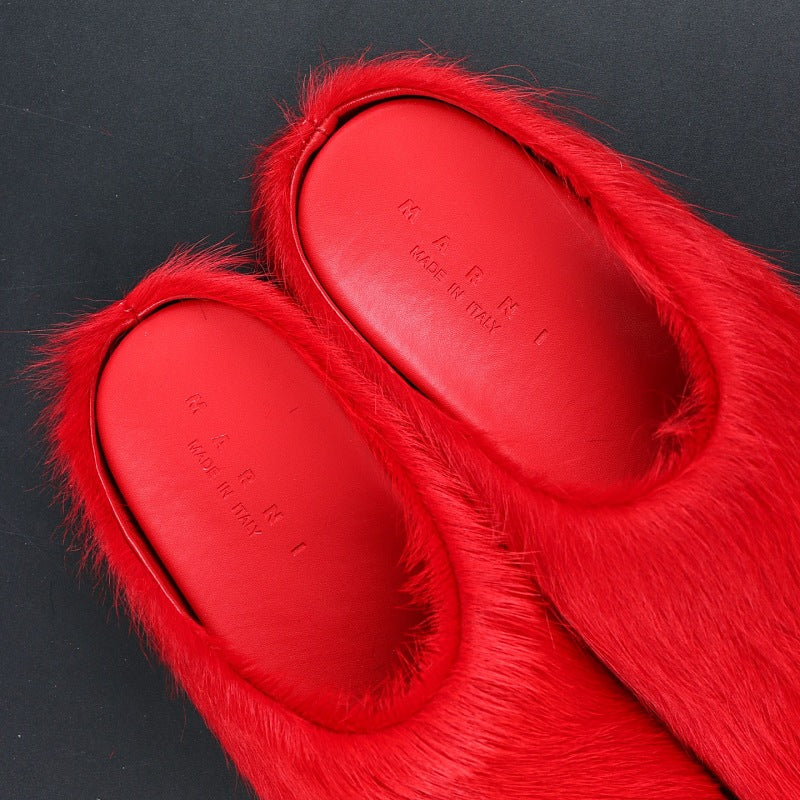 Marni Fussbett Sabot - Red