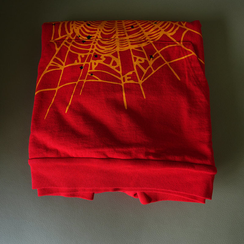 Sp5der P*NK V2 Hoodie Red