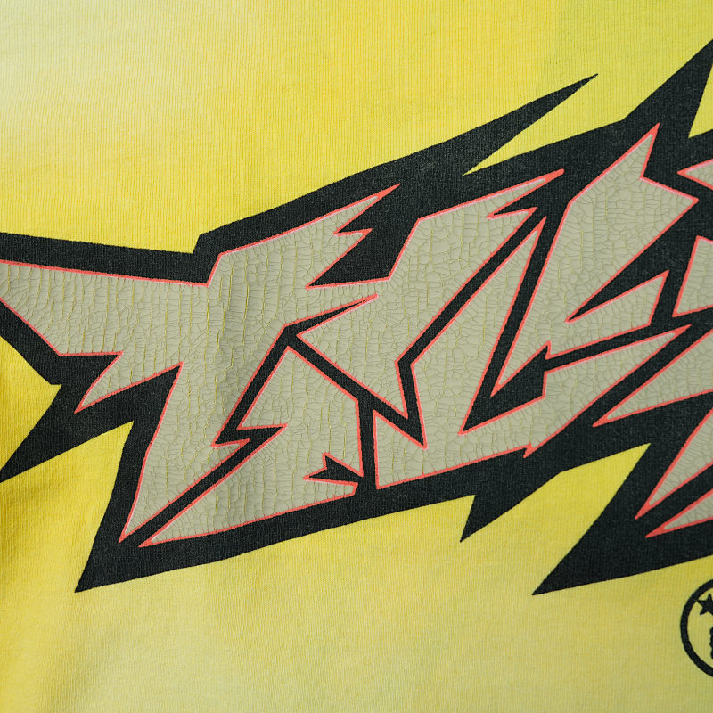 Hellstar Sample Cracked Print T-Shirt
