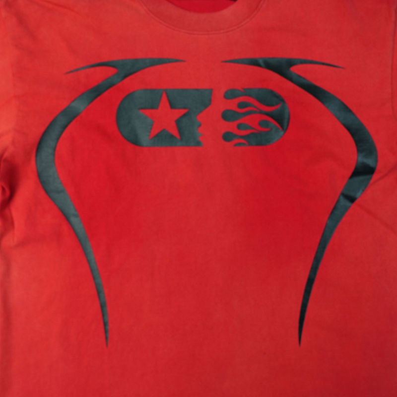 Hellstar Warm Up T-Shirt Red