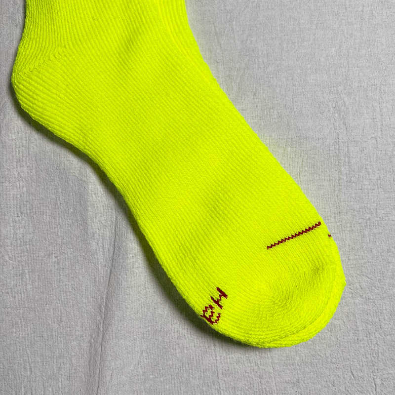 Supreme x Hanes Crew Socks 4-Pack - Neon Yellow/Red/White