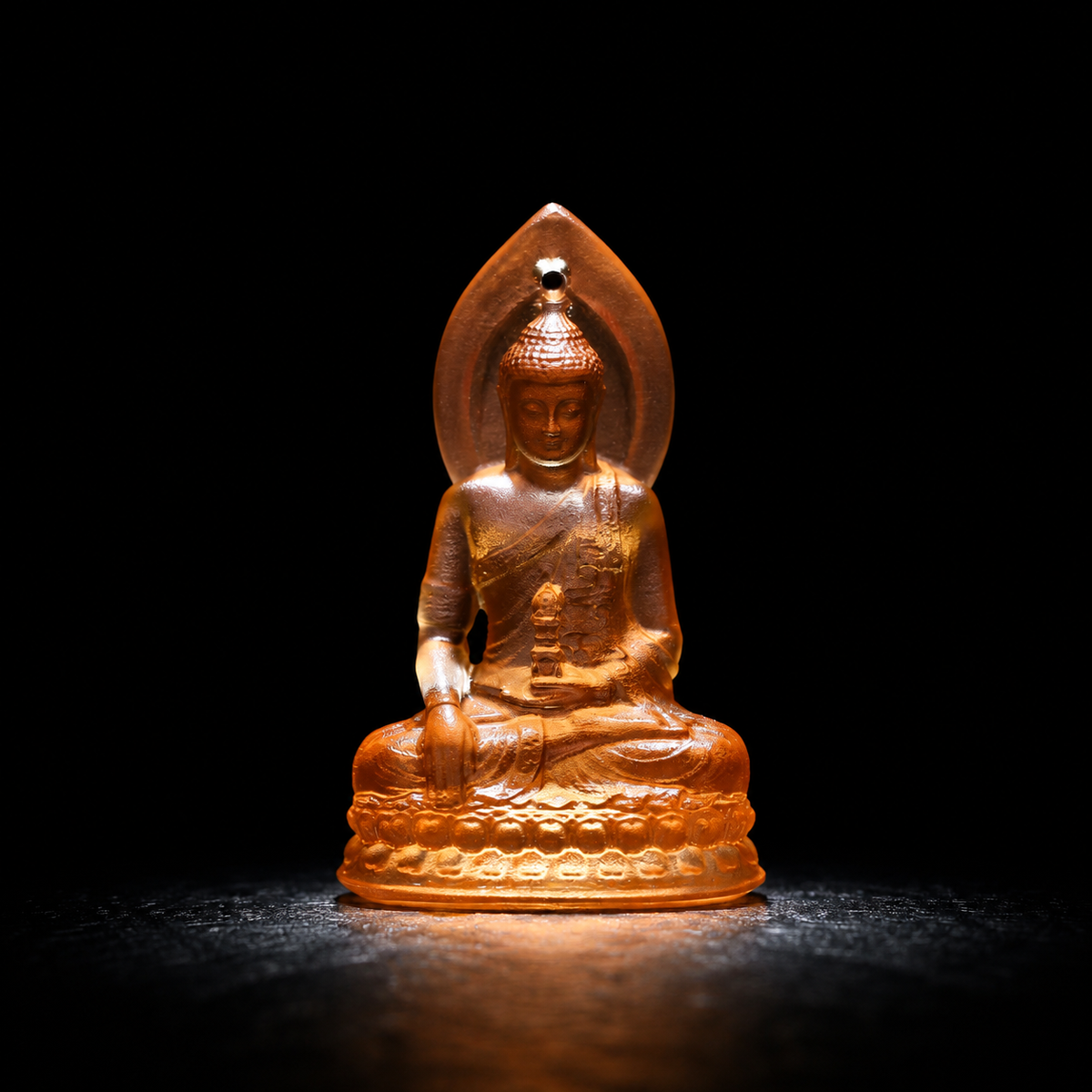 Liuli Akshobhya Buddha Pendant-Inner Stability & Unshakable Wisdom