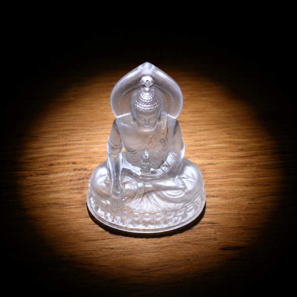 Liuli Akshobhya Buddha Pendant-Inner Stability & Unshakable Wisdom
