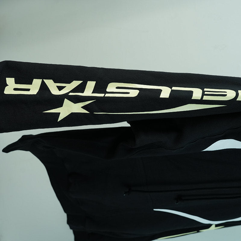 Hellstar Sports Hoodie. Jet Black