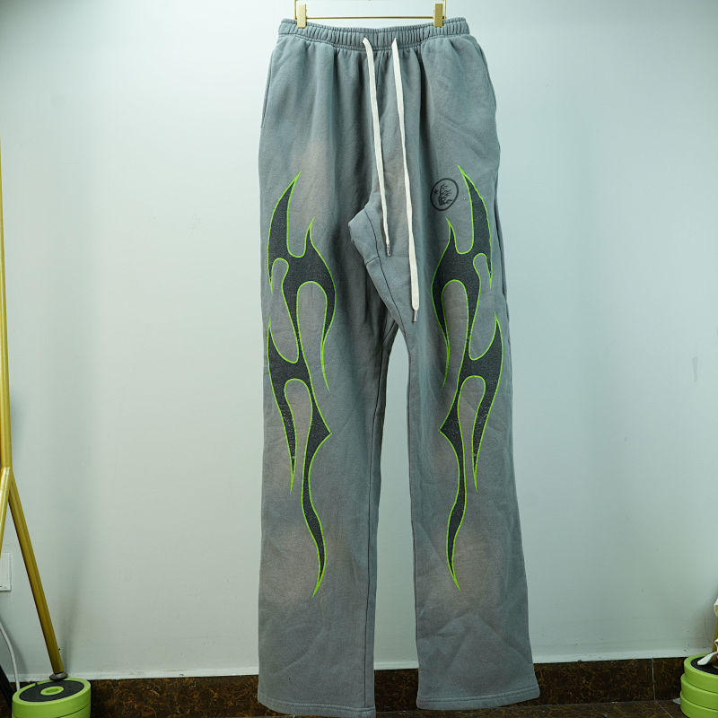 Hellstar Future Fames Sweatpants Grey/Green