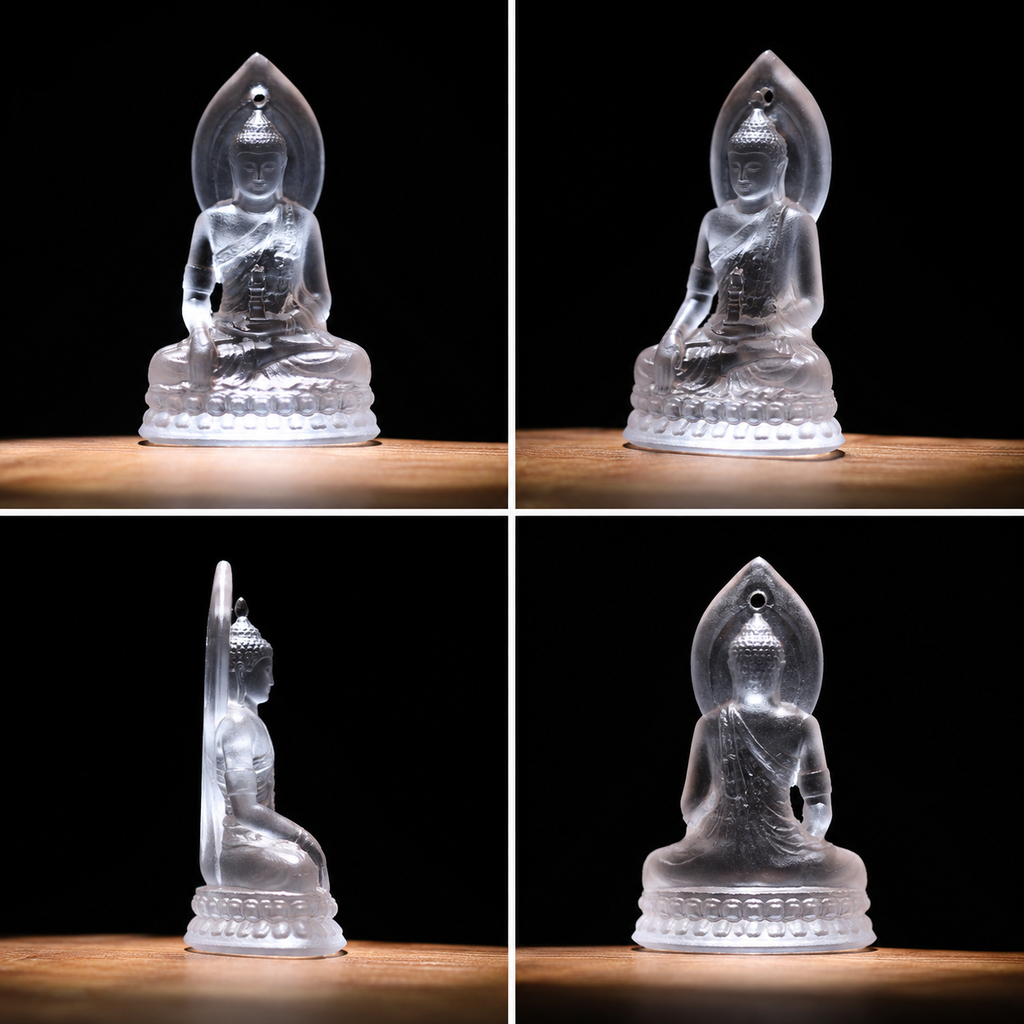 Liuli Akshobhya Buddha Pendant-Inner Stability & Unshakable Wisdom