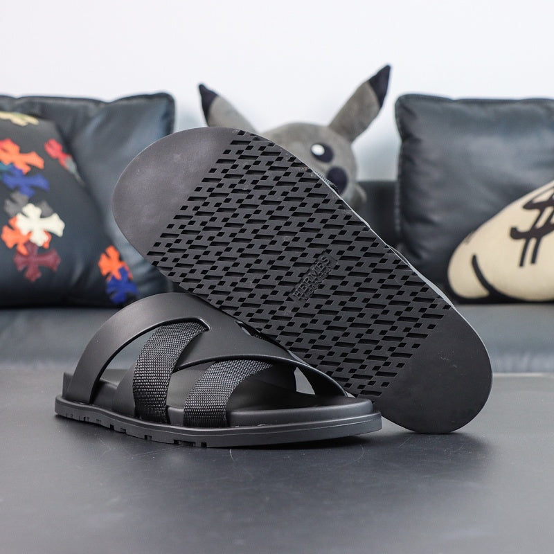 Hermes Izmir Sandal - Noir/Black