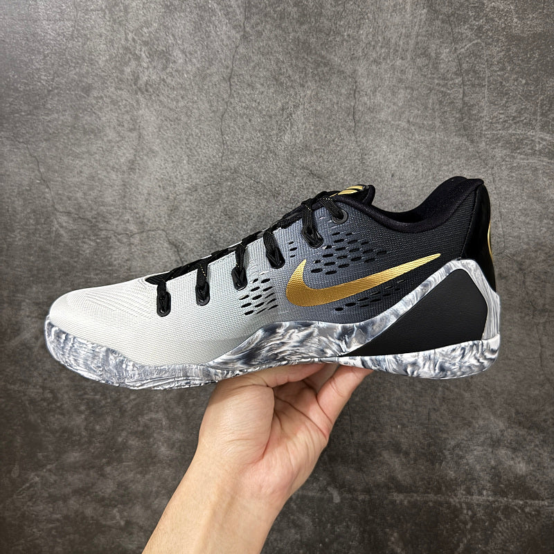 Nike Kobe 9 Elite Low - Black/Gold/Grey