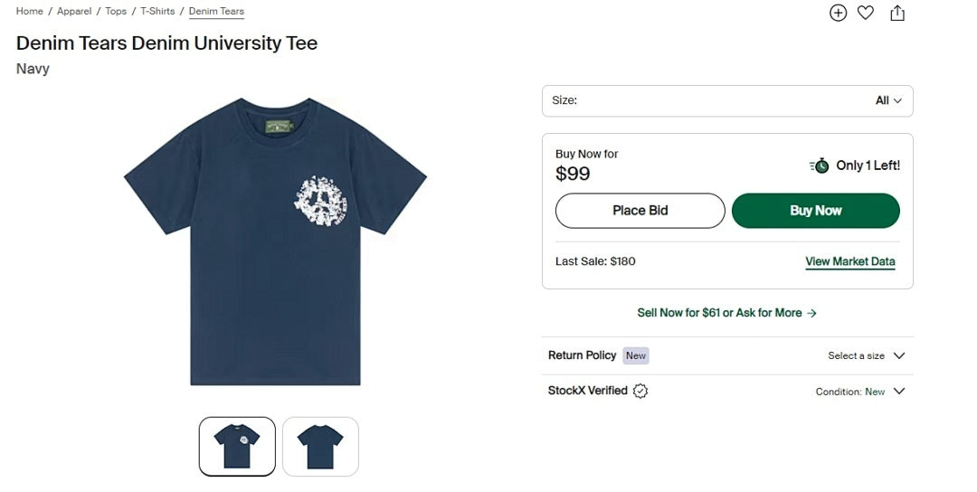 Denim Tears Tee