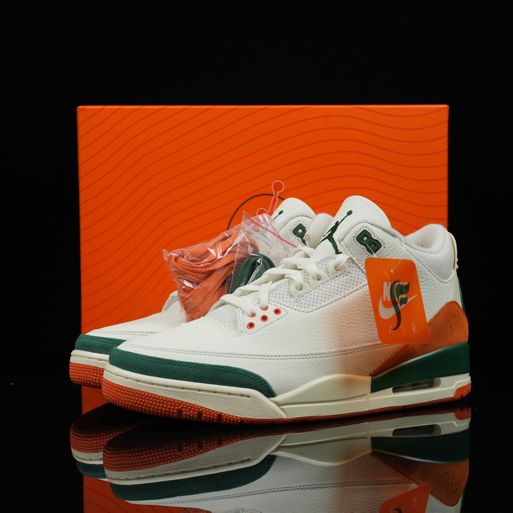 Off-White x Nike Dunk Low Green Orange