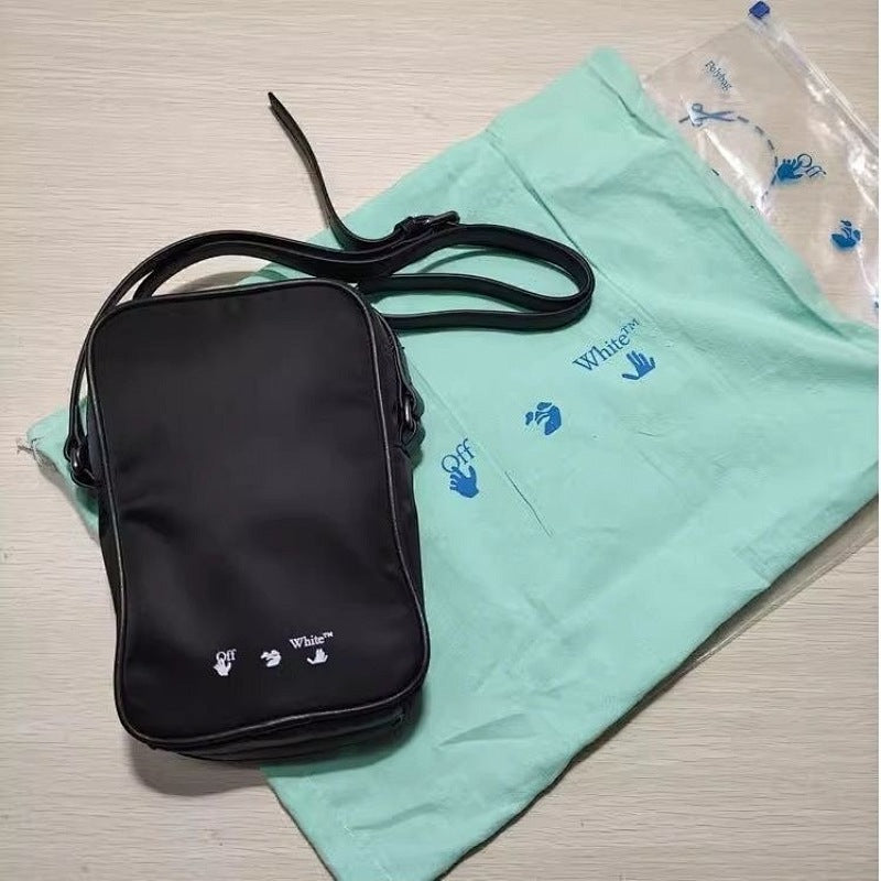 Off-White Crossbody Bag - Black