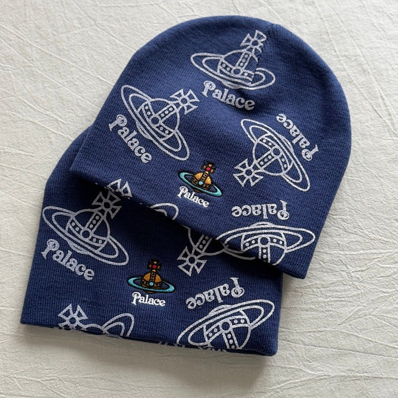 Palace Orb Logo Knit Beanie Hat