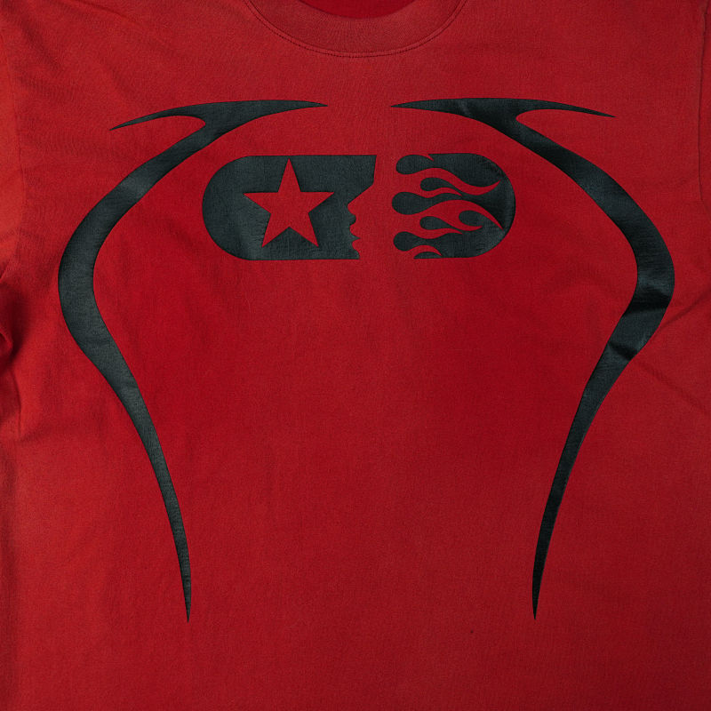 Hellstar Warm Up T-Shirt Red